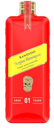 Bandido Arganöl Shampoo Herren – Feuchtigkeitsshampoo für Trockene und Geschädigte Haare – Ohne Sulfate | Repariert und Stärkt mit Arganöl haare – 350ml