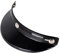 Helm-Sonnenschutz – Helmvisier mit drei Clips, Retro-Vintage-Stil, verschleißfestes Motorradvisier, einfach zu installieren, Vintage-Stil, Helm-Zubehör für verbessertes Fahren