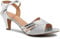 Fashion Thirsty Womens Ladies Low Heel Bridal Wedding Shoes Prom Evening Party Occasion Heeled Open Toe Strappy Bridesmaid Dress Wide Fit Sandals Size