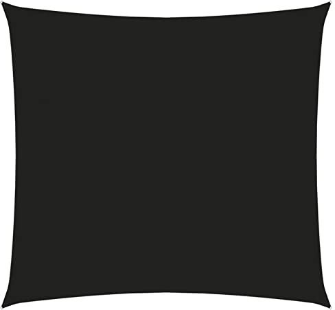 Bulliing Sonnensegel Oxford-Gewebe Sonnensegel Terasse Markise Sonnenschirm Terrasse Quadratisch 2,5x2,5 m Schwarz