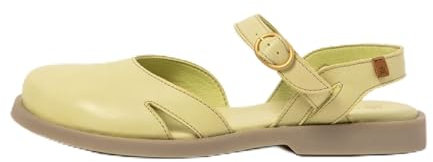 El Naturalista N5874 Arenisca, Sandalias Planas Mujer, Lime, 37 EU Ancho