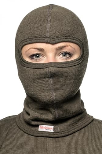 Woolpower Unisex Sturmhaube Balaclava 200, Farbe:Pine Green, Größe:one Size
