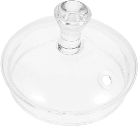 WATIIFUFU Transparente Teekannenglasabdeckung Hochwertiger Deckel Für Ideal Für Tee Infusionszubehör Kompatibel Mit Verschiedenen Teekannen Elegantes Design Für Zuhause Und