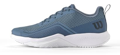 Wilson Mens Rush Pro Lite Men's Tennis Shoes, China Blue/White/Snow White, 12