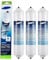 HFKBORHR DA29-10105J Fridge Freezer Water Filter, Compatible For Samsung DA29-10105J DA99-02131B HAFEX/EXP American Style DA2010CB(3PCS)