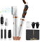 Airstyler 5 in 1 Bürsten Heißluft Lockenbürste Warmluftbürste Set mit Rundbürstenföhn Airflow Lockenstab Automatisch Thermal Brush,Zum Styling, Volumisieren, Locken und Glätten