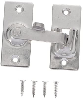 HOMSFOU 1satz Edelstahl Türverriegelung Sicherheitsverschluss Für Haustierkäfige Installieren Für Innen Und Außenanwendungen Robust Und Langlebig