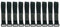 Lot de 10 sangles de rechange durables pour porte-vélo Noir 30 cm