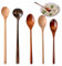 Wooden Spoon for Soup, Wooden Kitchen Utensils | Kitchen Aid Honey Spoon for Baking Stirring Serving