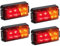 VOSAREA 4 pezzi Luci Segnalazione LED per Camion con LED per e Furgoni Efficienza e Illuminazione Brillante Indicatori Sicurezza