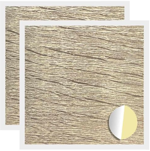 vidaXL Selbstklebende Schraubenabdeckung 2 pcs Sonoma-Eiche, Klebende runde Abdeckung, Deko-Accessoire, Schraubenverstecker, DIY-Material, Bastelwand Möbel Deko