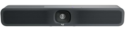 Logitech MeetUp 2 All-in-One USB Conference Room Camera, Compact Video Bar With Built-in AI Features, Works With Microsoft Teams, Zoom Rooms, Google Meet, and More (Renewed)