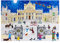 Alison Gardiner Christmas at the Palace Großer A3-Adventskalender, traditionell, festlich, hergestellt in Großbritannien