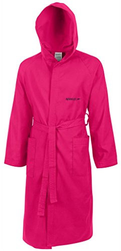 Speedo Microfibra Basica Adult Accappatoio Unisex, Rosa (Fucsia), M
