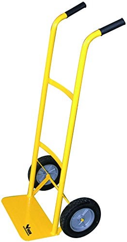Vigor 59703-15 Carrello Portacasse, Modello Base, Ruote Piene, Giallo