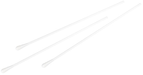 neoLab Wattestäbchen mit Polypropylen Stiel, 4mm-5.5mm Kopf, 150mm Länge, 100 Stück