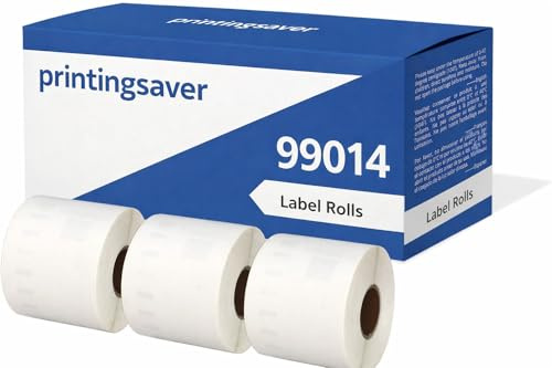 3 Rollen 99014 S0722430 54mm x 101mm Versand-Etiketten kompatibel für LabelWriter 4XL 450 400 330 320 310 Twin Turbo Duo Seiko SLP 450 400 240 220 200 120 100 Pro Plus (220 Etiketten pro Rolle)