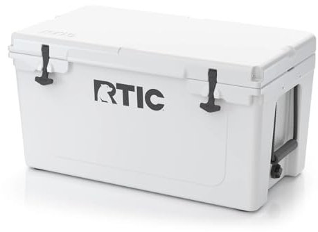RTIC Hielera portátil de 65 cuartos de galón para playa, bebidas, camping, picnic, pesca, barco, barbacoa