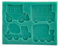 Durable 1 stück Haushalt Kuchen backform silikon backform LKW und busse Form Design für Kuchen (grün)