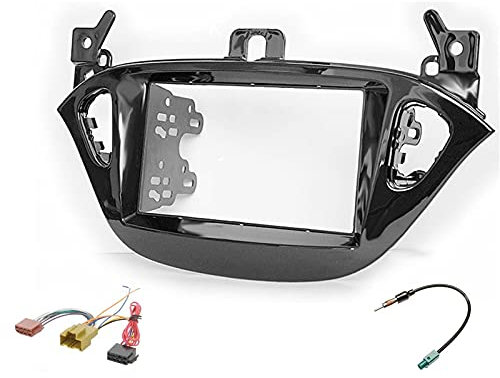 Sound way - Kit Installazione autoradio 2 DIN Adattatore Radio per Opel Adam 2013-2019 / Corsa E 2015-2019 - KA11-552
