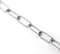 ORION LIGHTSTYLE Kette für Kronleuchter Lampenkette 1m Gliederkette Kronleuchteraufhängung Leuchtenkette Eisenkette Rundgliederkette Metall (Chrom, 4.5mm)