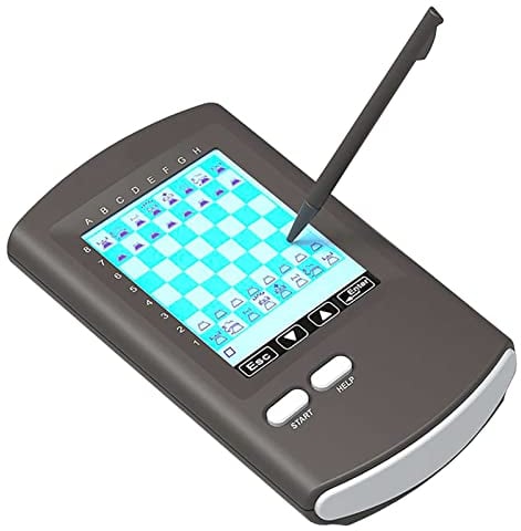 BMDHA Juego de ajedrez electrónico táctil, máquina de juego inteligente automática, juego de computadora de ajedrez portátil de viaje para adultos, regalo para la familia