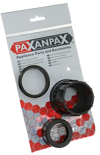 Paxanpax 36-NM-02C - Tubo flessibile girevole per aspirapolvere compatibile con Numatic (38 mm), plastica, nero