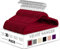 Utopia Home - Perchas de Terciopelo, Resistentes, Antideslizantes y con Gancho Giratorio 360 Grados (Paquete de 30 Unidades, Color Granate)