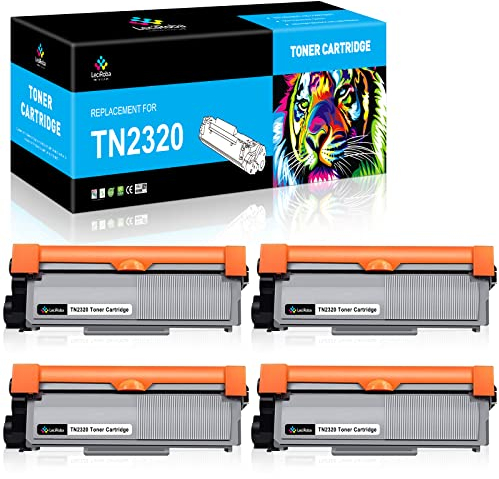LeciRoba TN-2320 für Brother TN2320 TN-2320 Toner für Brother MFC-L2700DN L2720DW HL-L2340DW L2365DW L2360DN L2300D L2500D L2520DW (4 Schwarz)