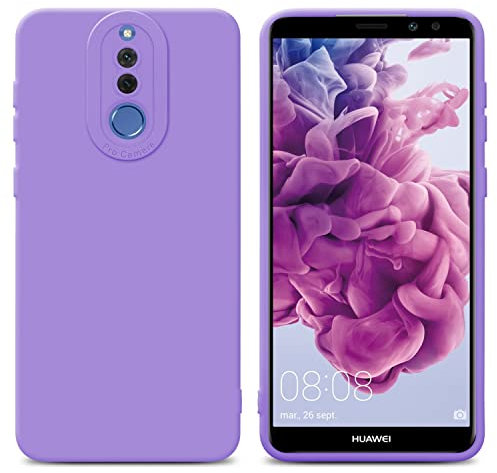 Cadorabo Custodia compatibile con Huawei MATE 10 LITE in FLUID VIOLA CHIARO - Coperchio protettivo in silicone TPU flessibile