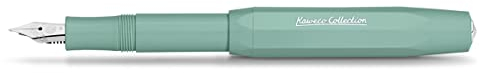 Kaweco COLLECTION Füllhalter Smooth Sage I Premium Füllfederhalter für Tintenpatronen mit hochwertiger Stahlfeder I Sport Füller 13 cm I Federbreite: F (Fein)