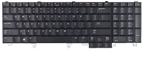 Tradebit - Tastatur für Dell E6520 E6530 E5520 E6540 E5530 QWERTY US