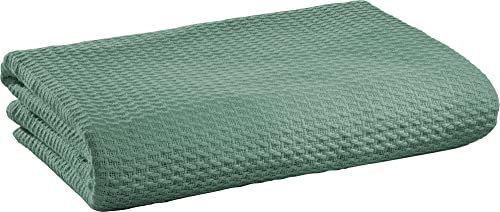 Erwin Müller Sommerdecke, Baumwolldecke Jade Größe 220x240 cm - luftig-leicht, weiche Qualität, sehr angenehm - 100% Baumwolle