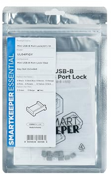 SmartKeeper Essential / 10 x Micro USB B-Port Blockers/Grau