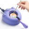Scaldacera elettrico per ceralacca, viola, per sciogliere ceralacca, perline, bastoncini con cucchiaio, agitazione per fai da te (viola)