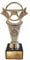 eberin · Tuning Pokal · Bester Hobby Schrauber · Tuner Award · Goldenes Lenkrad · Speichenfelgen Gold · Autowerkstatt Pokal auf Marmor · KFZ Mechaniker Pokal personalisierbar mit Wunschgravur