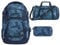 coocazoo MATE Schulrucksack-Set 3tlg inkl. Sporttasche und Schlamperbox (Geometric Sky)