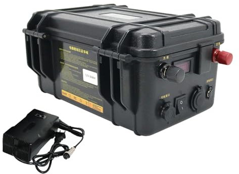 SSCYHT 24V 12V 60AH 80AH 100AH 120AH 150AH 200AH Batterie de Remplacement Rechargeable au Lithium pour voiturette de Golf/Marine/Camping-Car/Batterie de Moteur à la traîne,12v 200ah