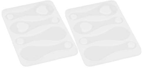 Tofficu 2 Pièces Moules En Silicone En Forme De Jeton De Caddie Bricolage Jetons De Caddie Porte-Clés Pièces De Monnaie Moules En Résine Époxy Pour Dissolvant De Chariot Porte-Clés