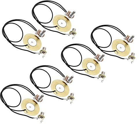 Echwave 6 unidades de 50 mm para guitarra, amplificador precableado, con conector de salida de 6,35 mm