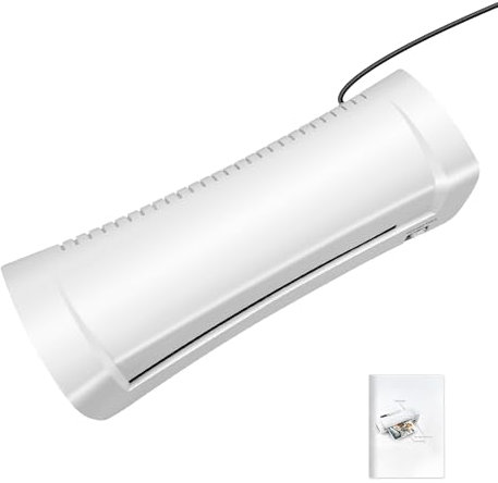 Laminiergerät A4, Laminiergerät für A4 A5 A6, Heiß- & Kaltlaminator, 2-3 Minuten Aufwärmzeit, Profi Laminiermaschine Backloader, Laminiermaschine für den Heimgebrauch Büro Schule Fotos und Karten