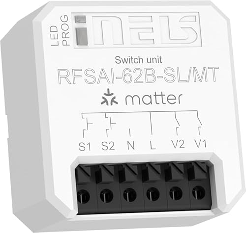 ELKO EP Attuatore di commutazione MATTER RFSAI-62B-SL/MT, Pulsante, Manuale