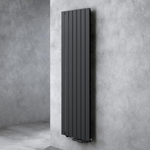 doporro Vertikal Badeizkörper Badheizung 180x54cm Anthrazit Einlagig | Heizkörper Flachheizkörper Mittelanschluss Flach Paneelheizkörper, Einfach zu installieren umweltschonend, Flachheizkörper FV