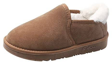Generico Stivali Indianini Estivi Stivali Donna Dottor Stivali da Donna da Uomo per Coppie Slip Winter Flat Splashing Plus Scarpe da Neve Corte Calde per Stivali con Zeppa Interna (Khaki, 37)