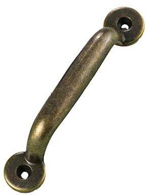 FEFEF 6 Stück Retro-Bronze-Schubladengriff, Schrankgriffe, Aufputz-Schubladengriff, Schrank, Kleiderschrank, Türgriff, unsichtbare Tür, Holztür, Türgriff(Bronze)