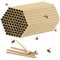 100 Stück Mason Bee Tubes, 15 cm Lang, Imker Refill Kartoneinsatz, Mason Bee Nesting Paper Tubes, für Mason Bee House, Bee Hotels, Bienenhaus, Nisthülsen für Wildbienen Insektenhotel