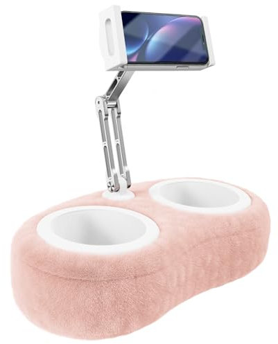 Tablet Kissen Halter, 360° Verstellbarer Kindle Halter für Bett – Flexibler Doppelachsig Arm, iPad Halterung für iPad, iPhone, Kindle 4,7-15,6