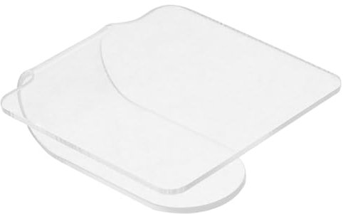 Vaguelly Nail Art Palette Acrylic Blending Plate Handheld Manicure Palette for Mixing Foundation Makeup for Foundation Nail Art Accessories