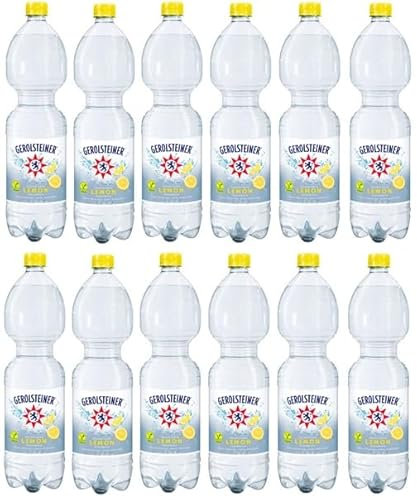 12 Flaschen Gerolsteiner Lemon a 1500ml PET inc. 4,50€ EINWEG Flasche + Space Keks von Onlineshop Bormann