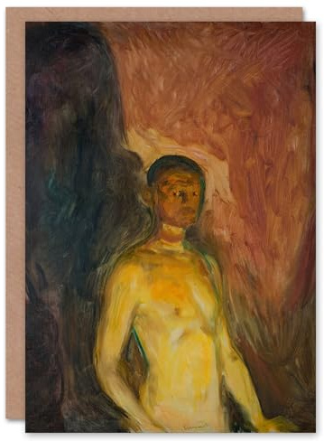 Artery8 Edvard Munch Art Card Artist Self Portrait in Hell